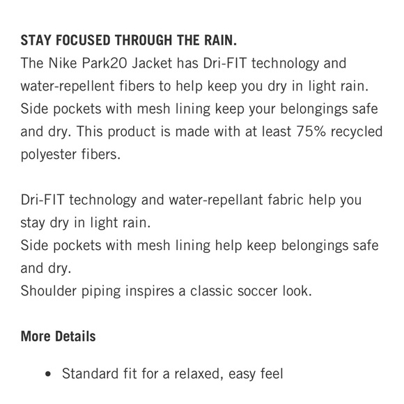 Nike Black Repel Track Jacket - Picture 8 of 8